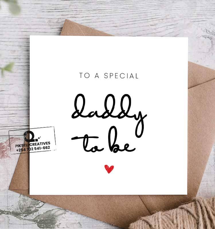 Dad to Be Happy Birthday Greeting Card - Image 1