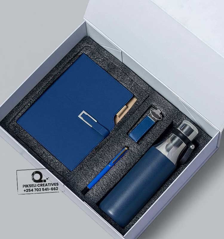 Branded Corportate Gift Set Arrow Blue - Image 1