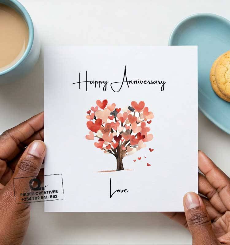 Happy Anniversary Love Greeting Card - Image 1