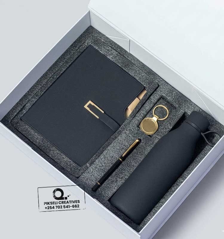 Custom Branded 4 in 1 Novac Gift Set Black - Image 1