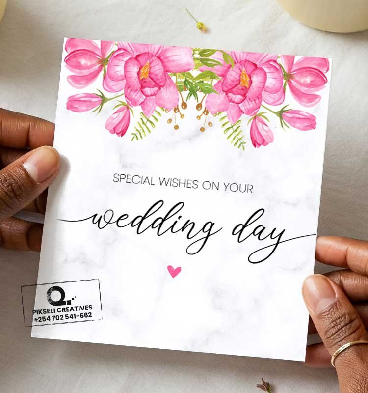 Special-Wishes-On-your-Wedding-Day-Greeting-Card - Image 1