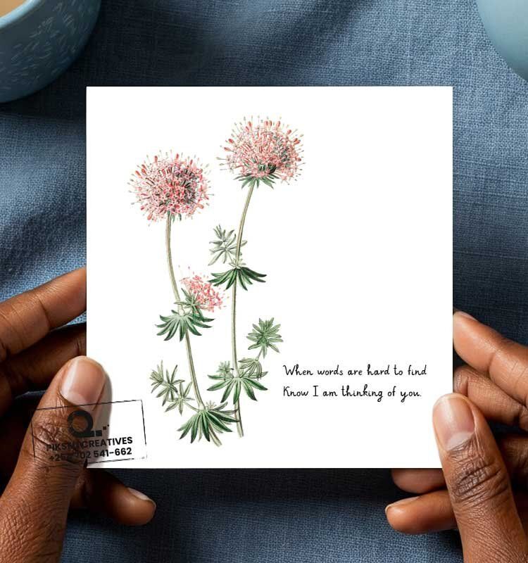 When-words-are-hard-to-find-Sympathy-Greeting-Card - Image 1