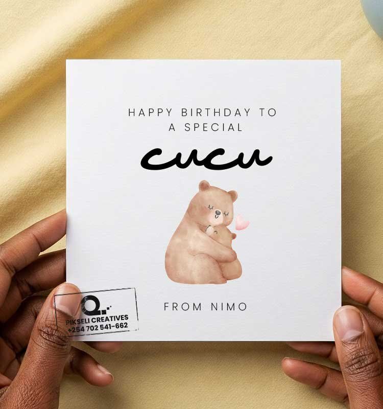 Cucu Grandma Happy Birthday Card - Image 1