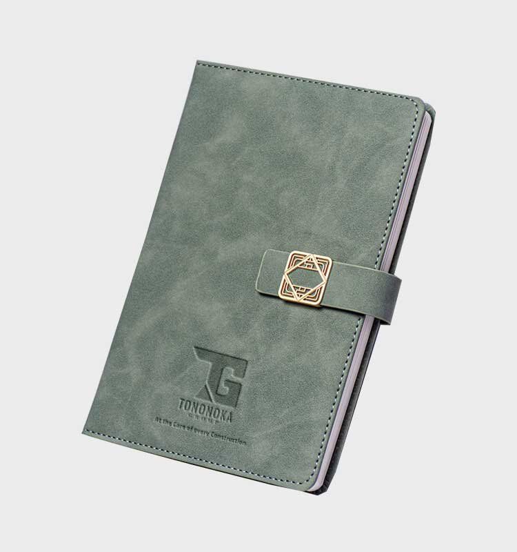 Branded A5 Checked Buckle Corporate Notebook - Image 1
