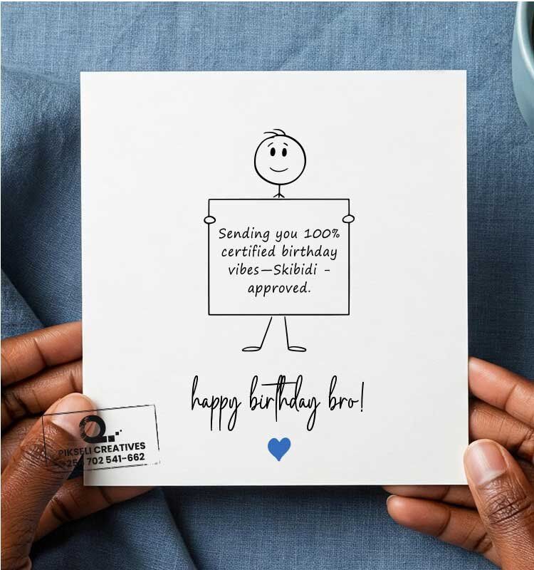 Funny Brother Happy Birthday Greeting Card - Image 1