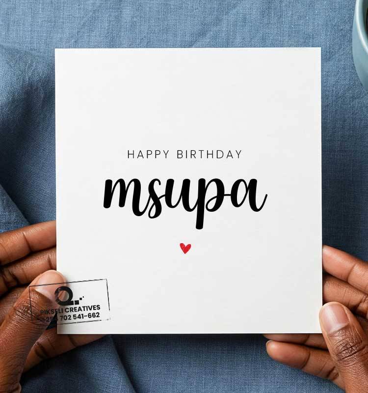 Wife Happy Birthday Msupa Greeting Card - Image 1