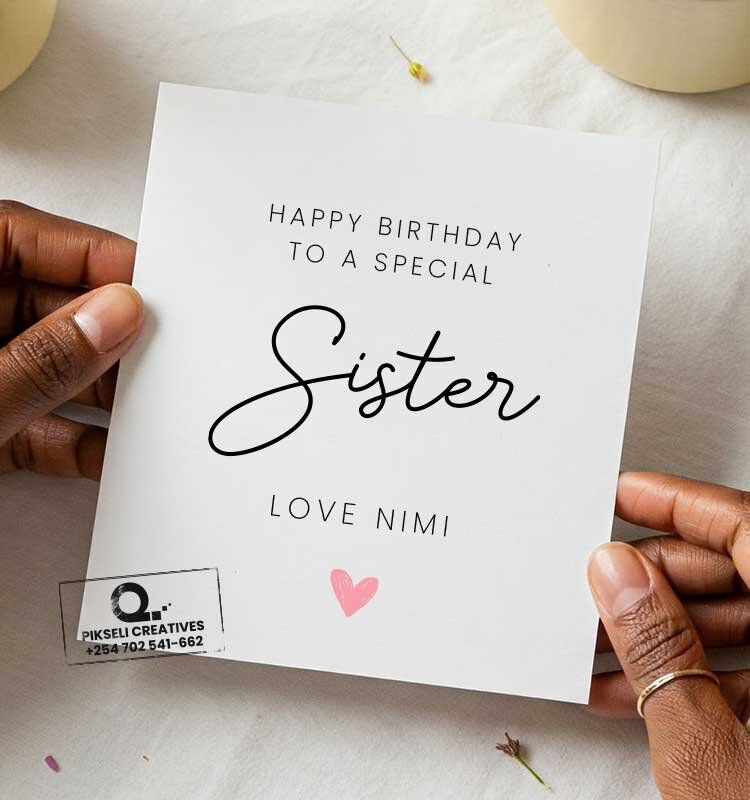 Nimi's Sister Happy Birthday Card - Image 1