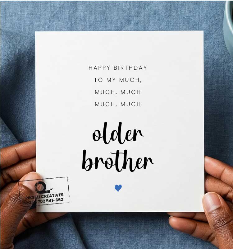 Older Brother Happy Birthday Greeting Card - Image 1
