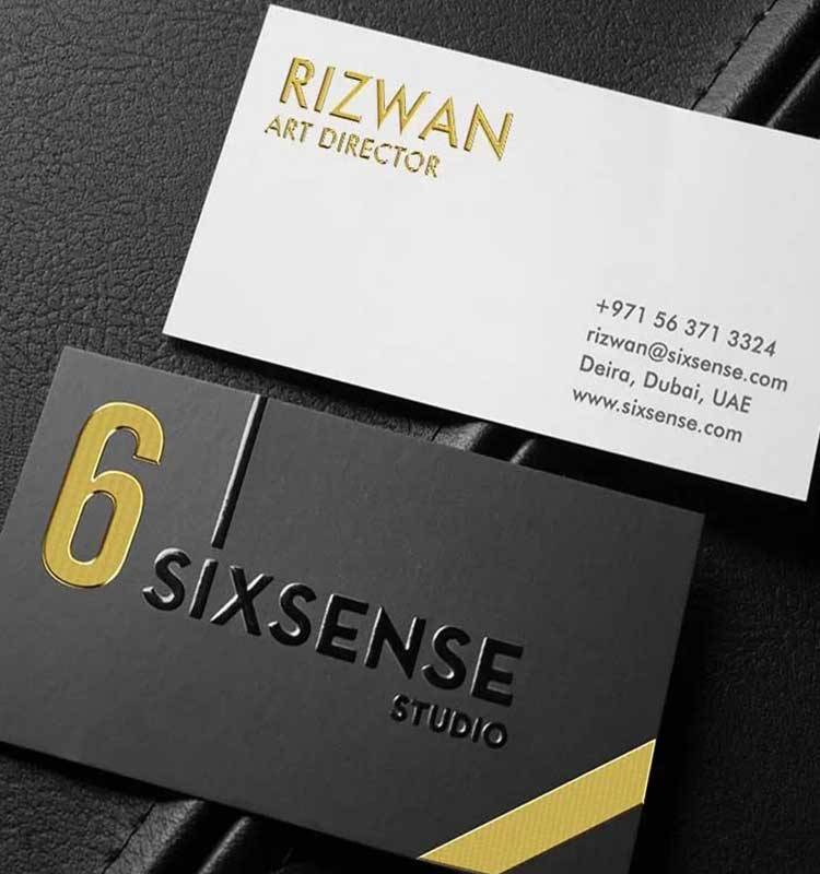 Spot UV Business Cards – Premium Finish for Bold Branding 100Pcs - Image 1